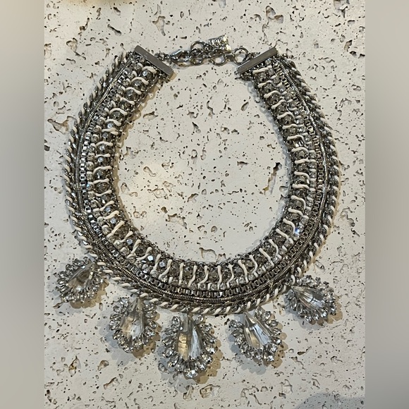BCBGMaxAzria Crystal Statement Necklace - Picture 1 of 3